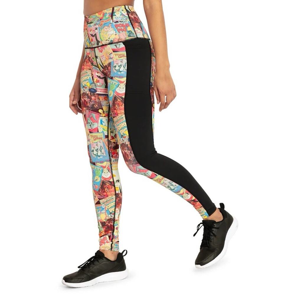 Black Milk Vintage Looney Tunes High Waisted Ninja Leggings Womens Medium